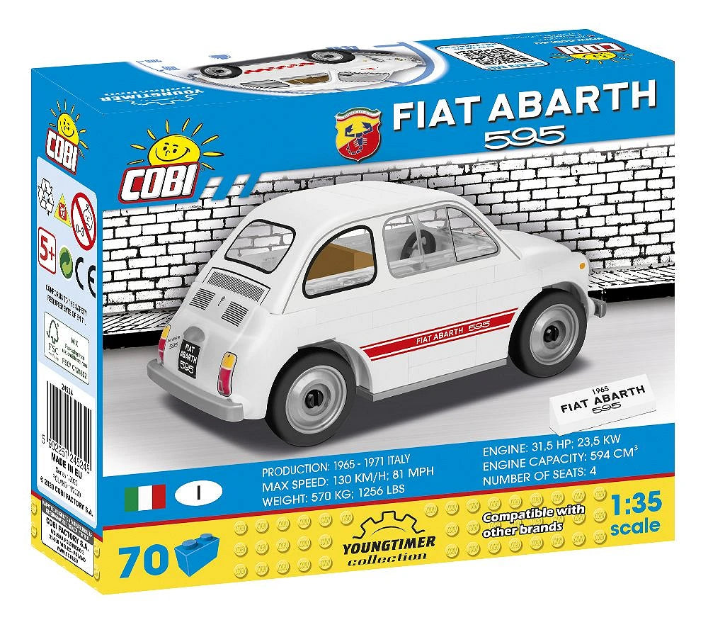 24524 COBI Youngtimer Collection - 1965 Fiat Abarth 595