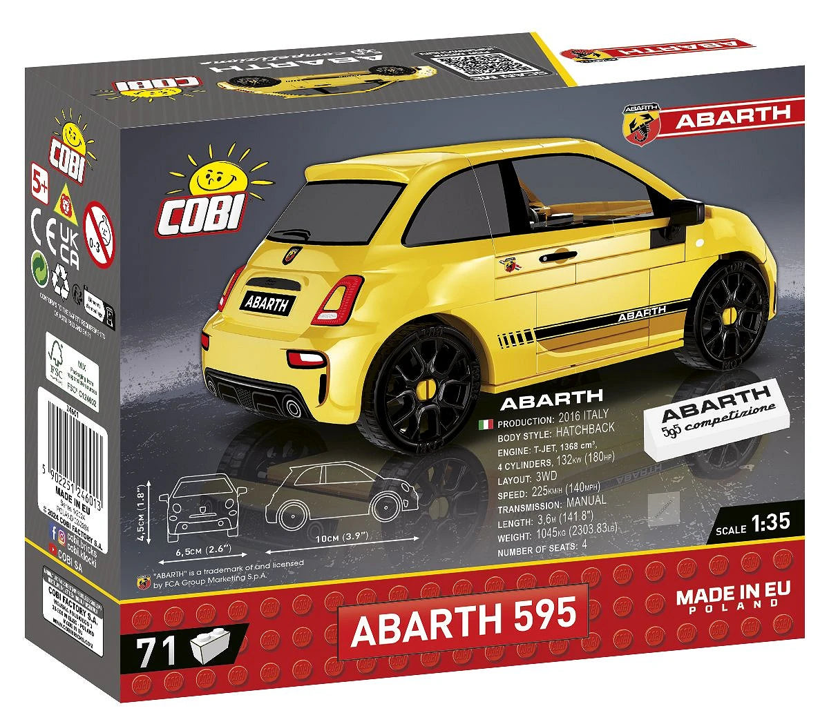 24601 COBI Licence - Abarth 595 Competizione