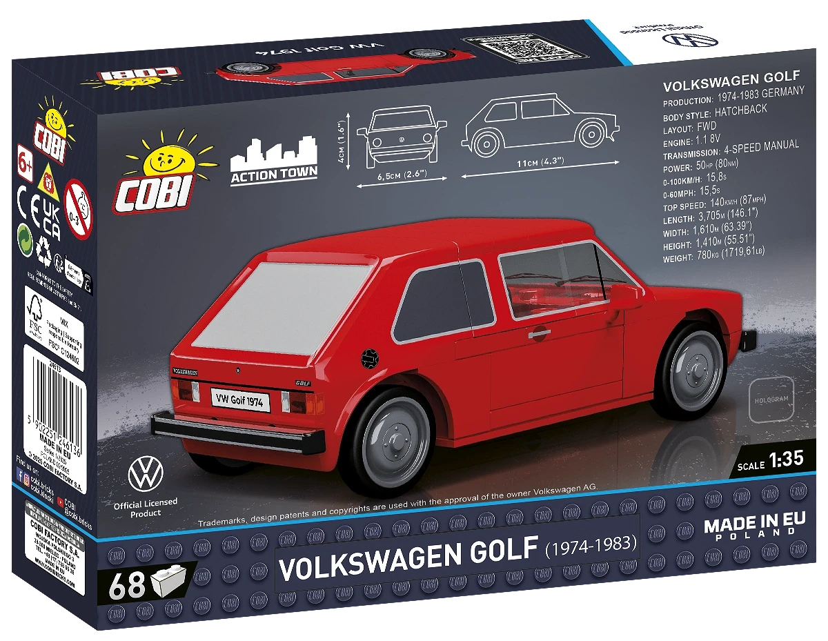 24613 COBI Youngtimer Collection - Volkswagen Golf (1974-1983)