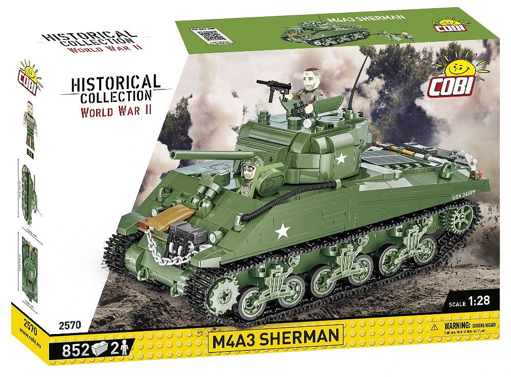 2570 COBI Historical Collection - World War II - M4A3 Sherman