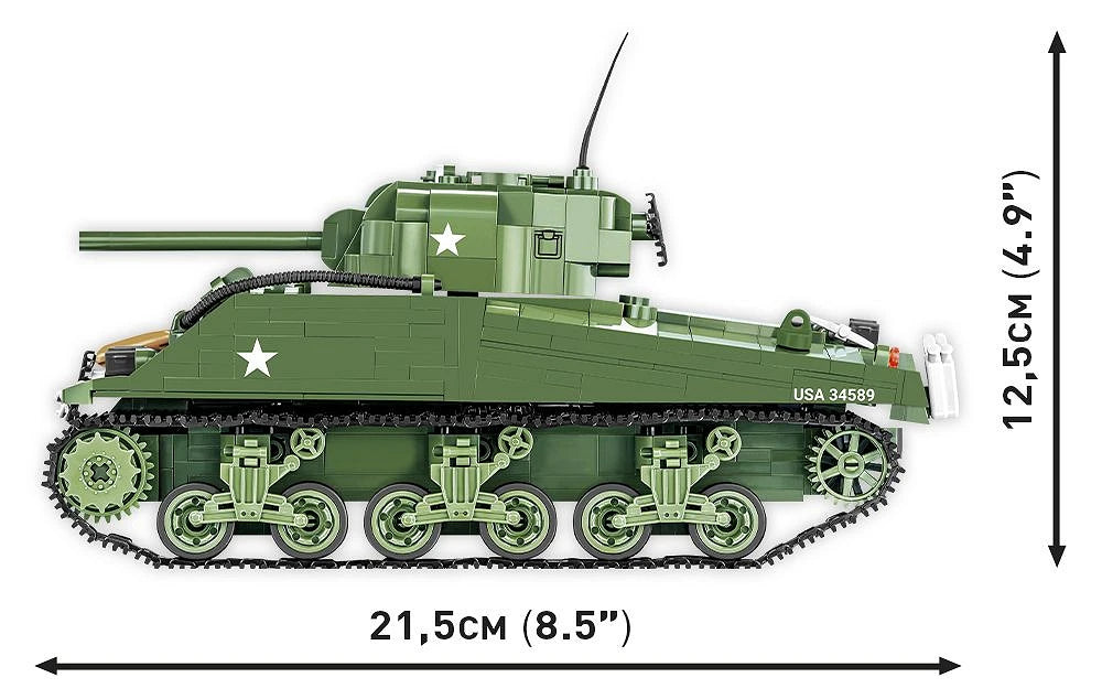 2570 COBI Historical Collection - World War II - M4A3 Sherman