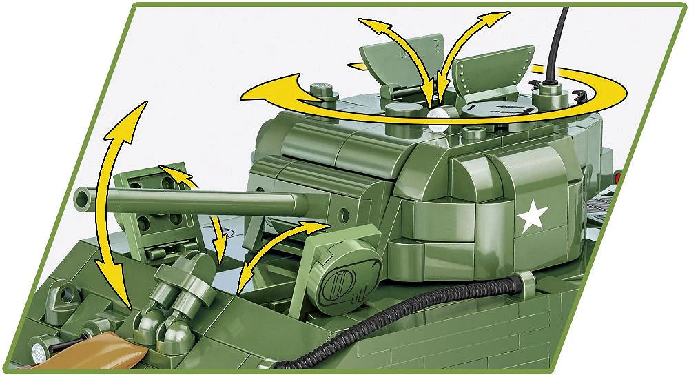 2570 COBI Historical Collection - World War II - M4A3 Sherman