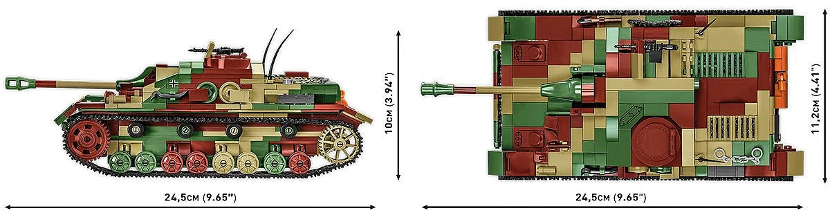 2576 COBI Historical Collection - World War II - Sturmgeschütz IV