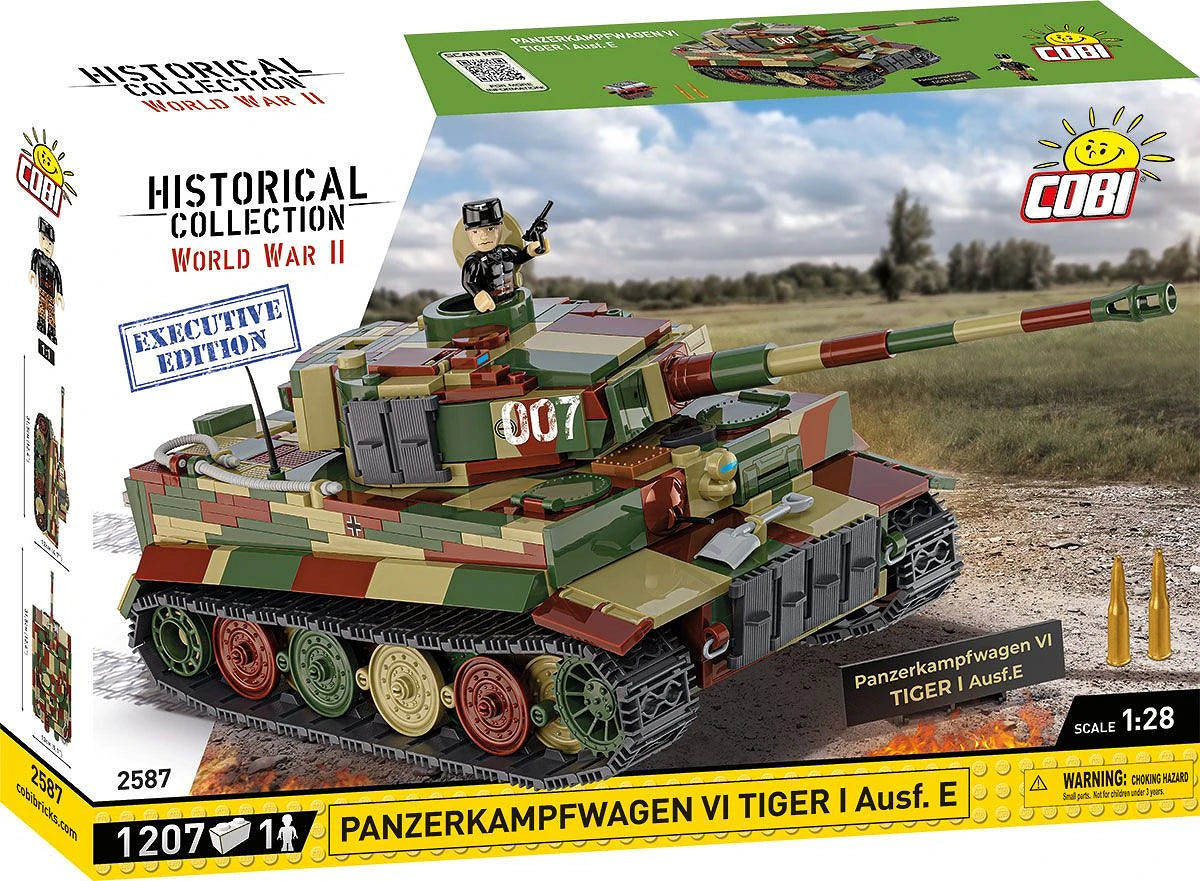 2587 COBI Historical Collection - World War II - Panzerkampfwagen VI Tiger I Ausf. E - Edizione esecutiva