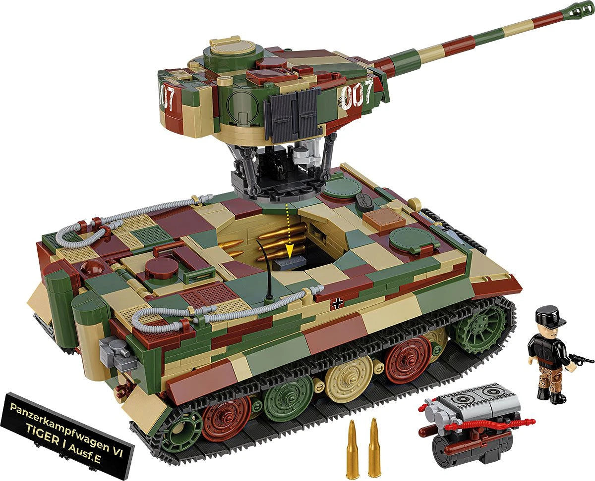 2587 COBI Historical Collection - World War II - Panzerkampfwagen VI Tiger I Ausf. E - Edizione esecutiva