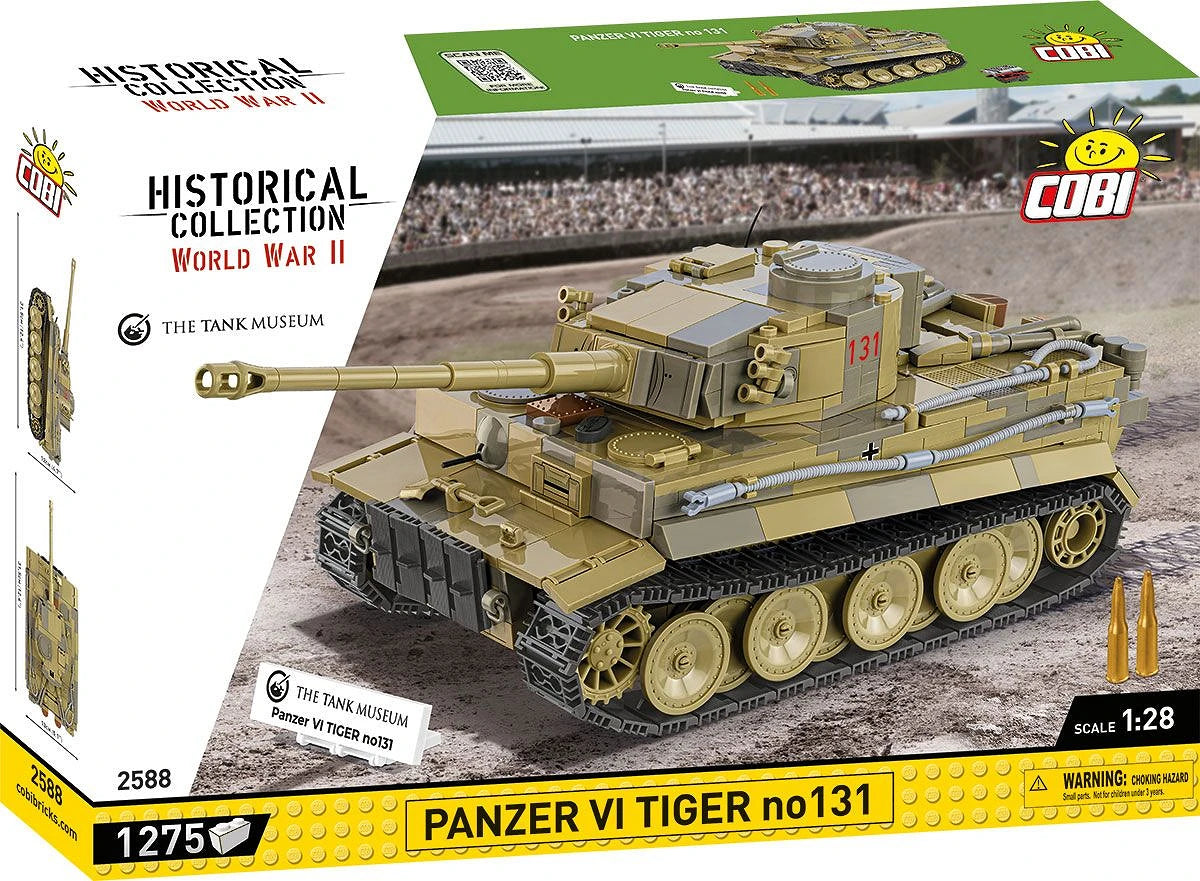 2588 COBI Historical Collection - World War II - Panzer VI Tiger no131