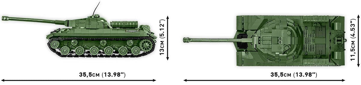 2590 COBI Historical Collection - World War II - IS-3 Soviet Heavy Tank