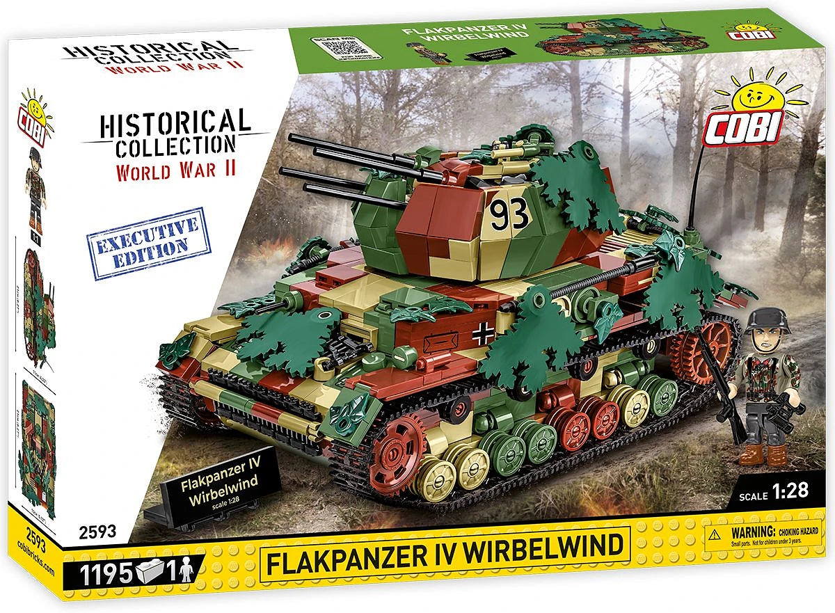 2593 COBI Historical Collection - World War II - Flakpanzer IV Wirbelwind - Executive Edition