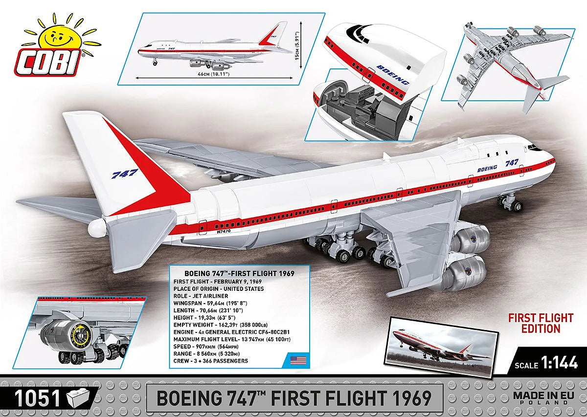 26609 COBI Licence - Boeing 747 First Flight 1969