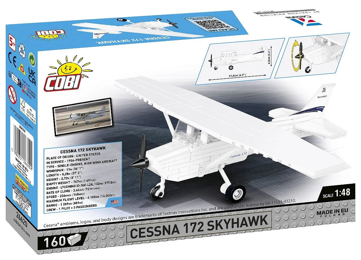 26620 COBI Licence - Cessna 172 Skyhawk-White