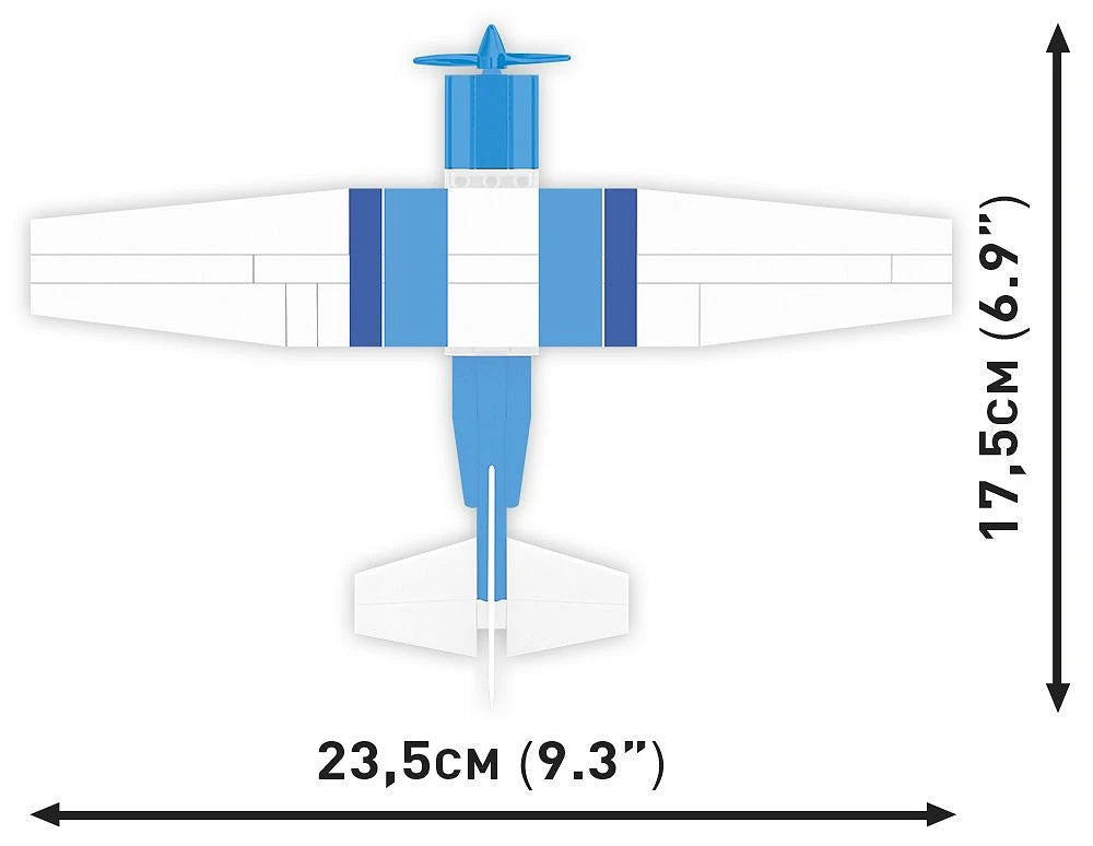 26622 COBI Licence - Cessna 172 Skyhawk-White-Blue