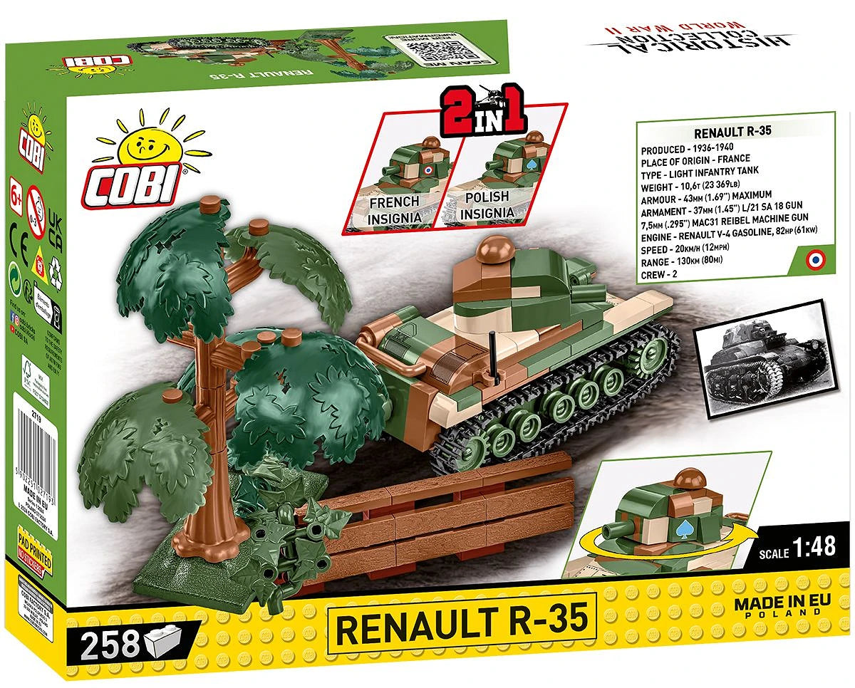 2719 COBI Historical Collection - World War II - Renault R-35
