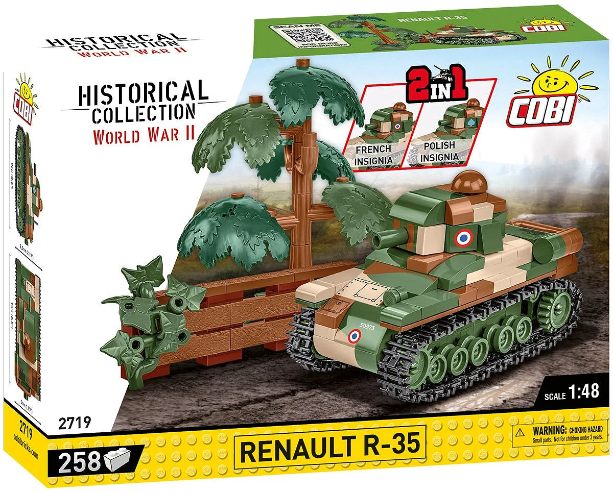 2719 COBI Historical Collection - World War II - Renault R-35