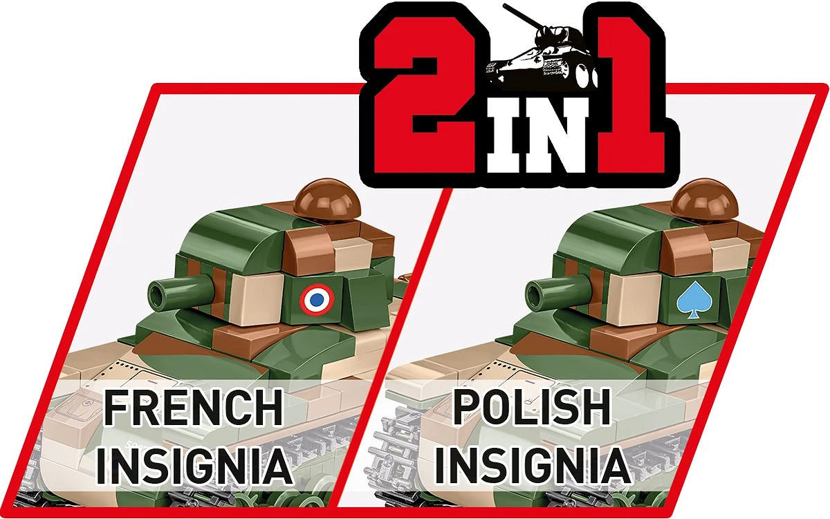 2719 COBI Historical Collection - World War II - Renault R-35