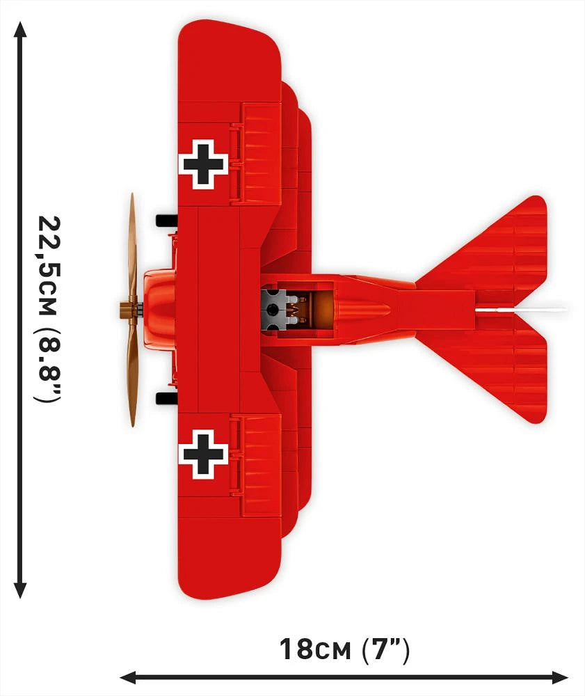 2996 COBI Historical Collection - World War I - Fokker Dr.1 Red Baron