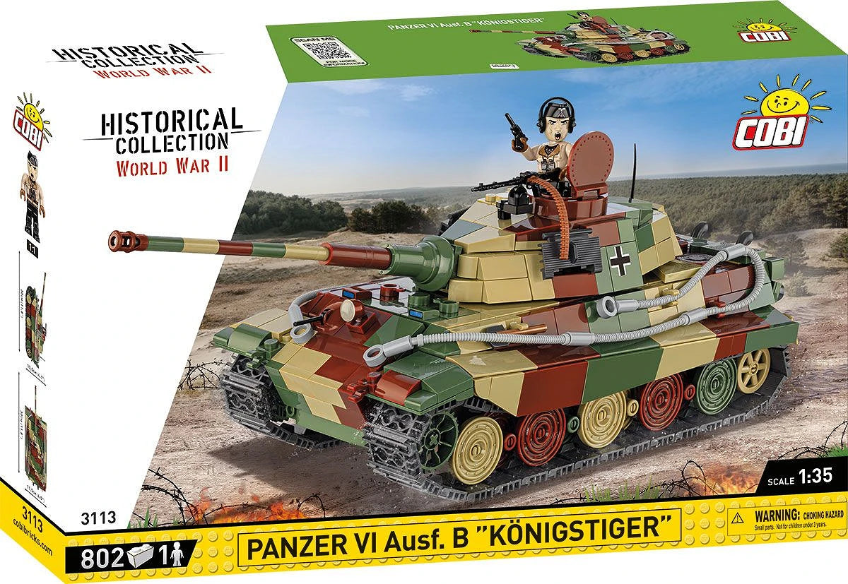 3113 COBI Historical Collection - World War II - Panzer VI Ausf. B Königstiger
