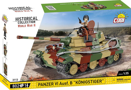 3113 COBI Historical Collection - World War II - Panzer VI Ausf. B Königstiger