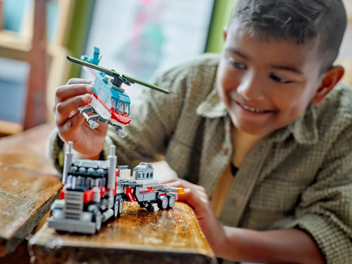 31146 LEGO Creator - Autocarro con elicottero
