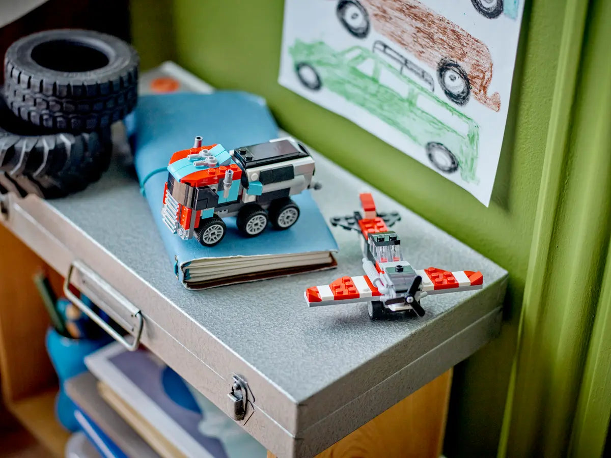 31146 LEGO Creator - Autocarro con elicottero