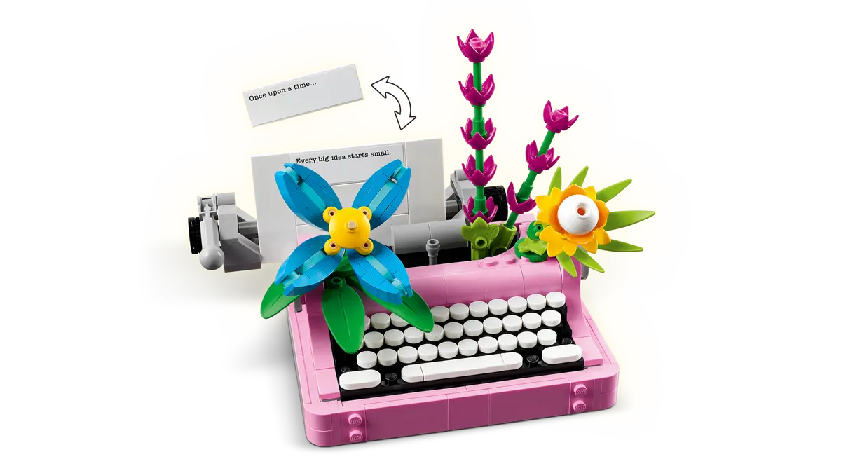31169 LEGO Creator - Macchina da scrivere con fiori