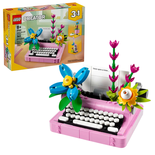 31169 LEGO Creator - Macchina da scrivere con fiori