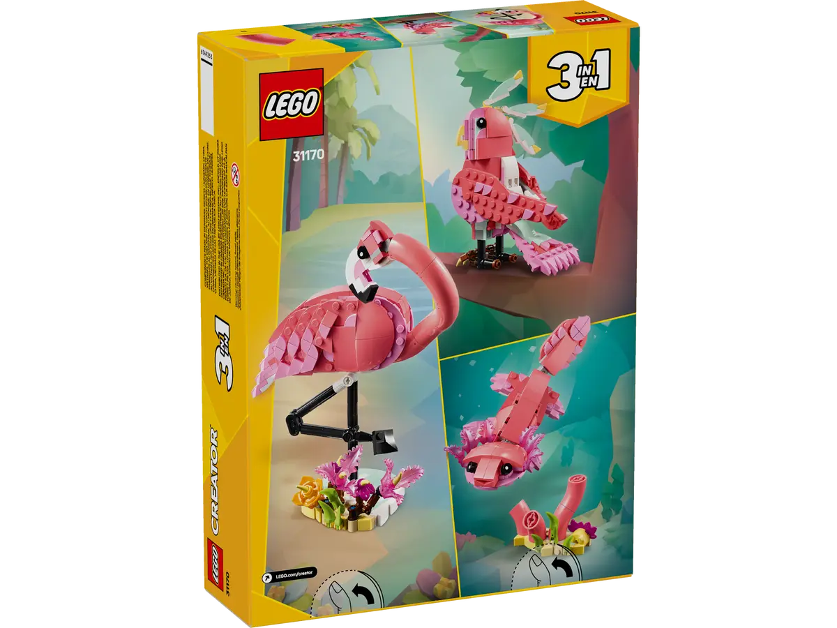 31170 LEGO Creator - Animali selvatici: fenicottero rosa