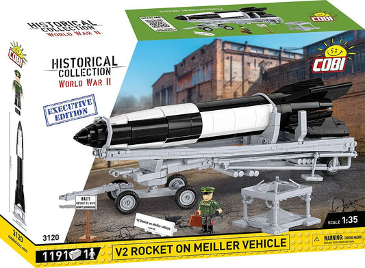 3120 COBI Historical Collection - World War II - V2 Rocket on Meiller Vehicle - Executive Edition
