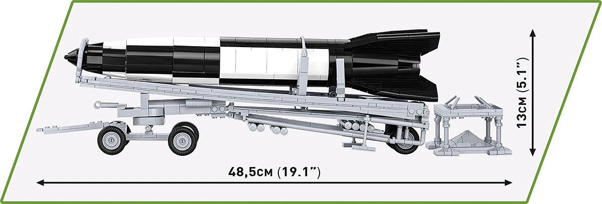 3120 COBI Historical Collection - World War II - V2 Rocket on Meiller Vehicle - Executive Edition