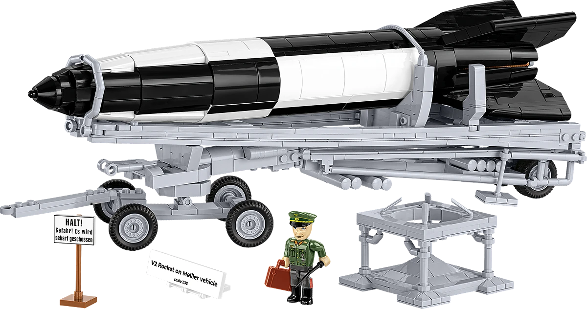 3120 COBI Historical Collection - World War II - V2 Rocket on Meiller Vehicle - Executive Edition