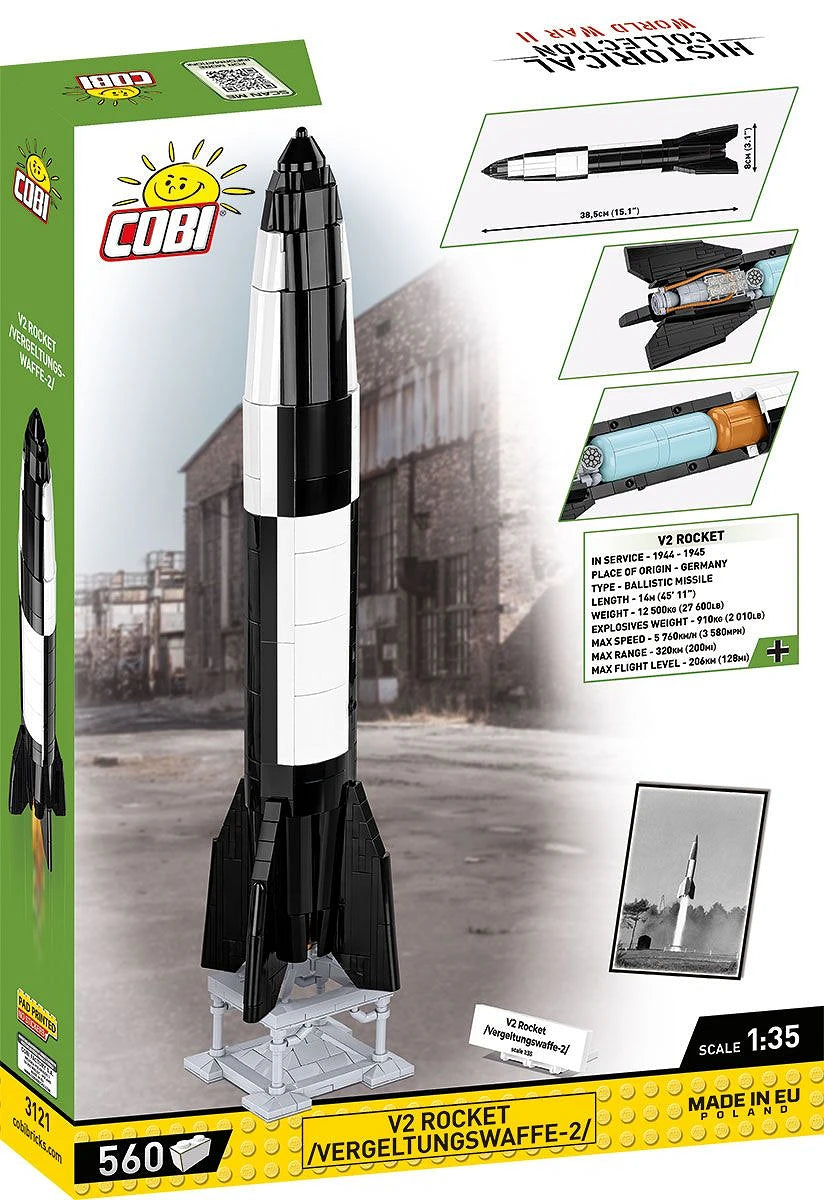 3121 COBI Historical Collection - World War II - Razzo V2 (Vergeltungswaffe-2)