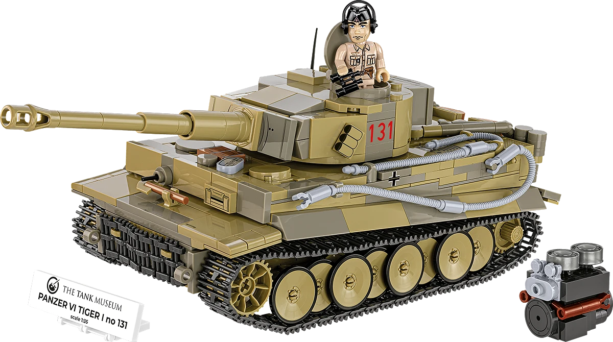 3123 COBI Historical Collection - World War II - Panzer VI Tiger I no 131