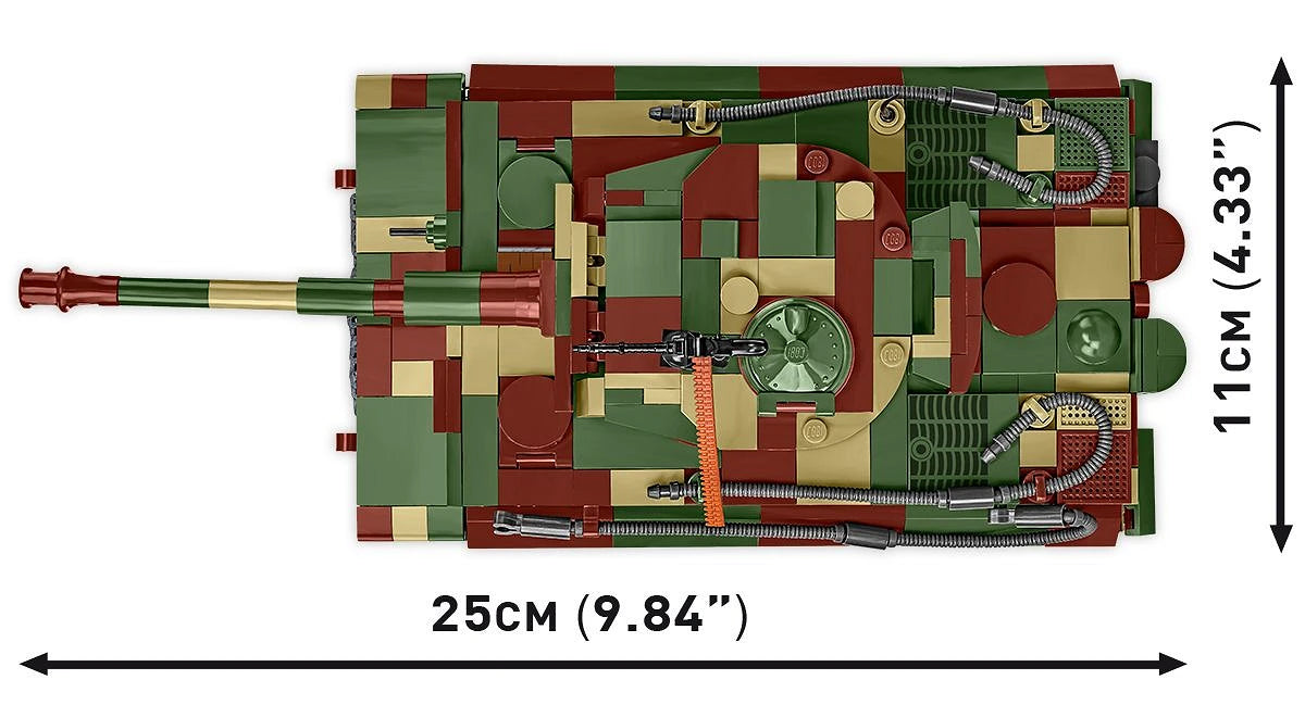 3124 COBI Historical Collection - World War II - Pz.Kpfw. VI Tiger Ausf. E