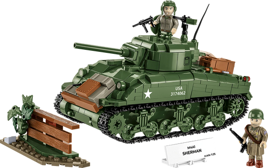 3126 COBI Historical Collection - World War II - M4A1 Sherman