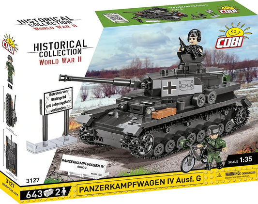 3127 COBI Historical Collection - World War II - Panzerkampfwagen IV Ausf.G