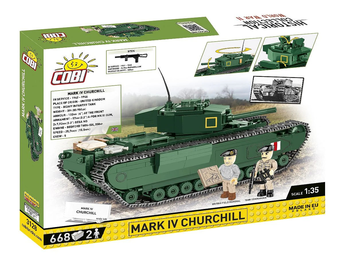 3128 COBI Historical Collection - World War II - Mark IV Churchill