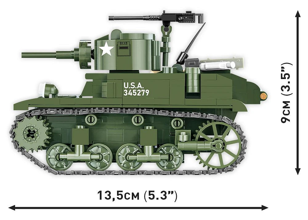 3129 COBI Historical Collection - World War II - M3 Stuart