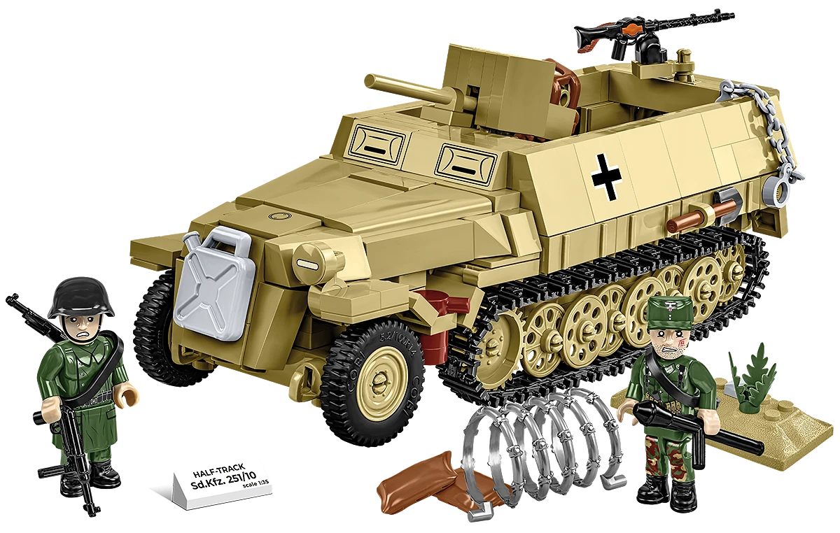 3130 COBI Historical Collection - World War II - Half-Track Sd.Kfz. 251/10
