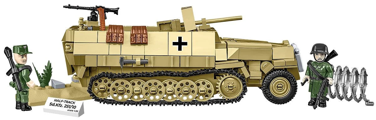 3130 COBI Historical Collection - World War II - Half-Track Sd.Kfz. 251/10