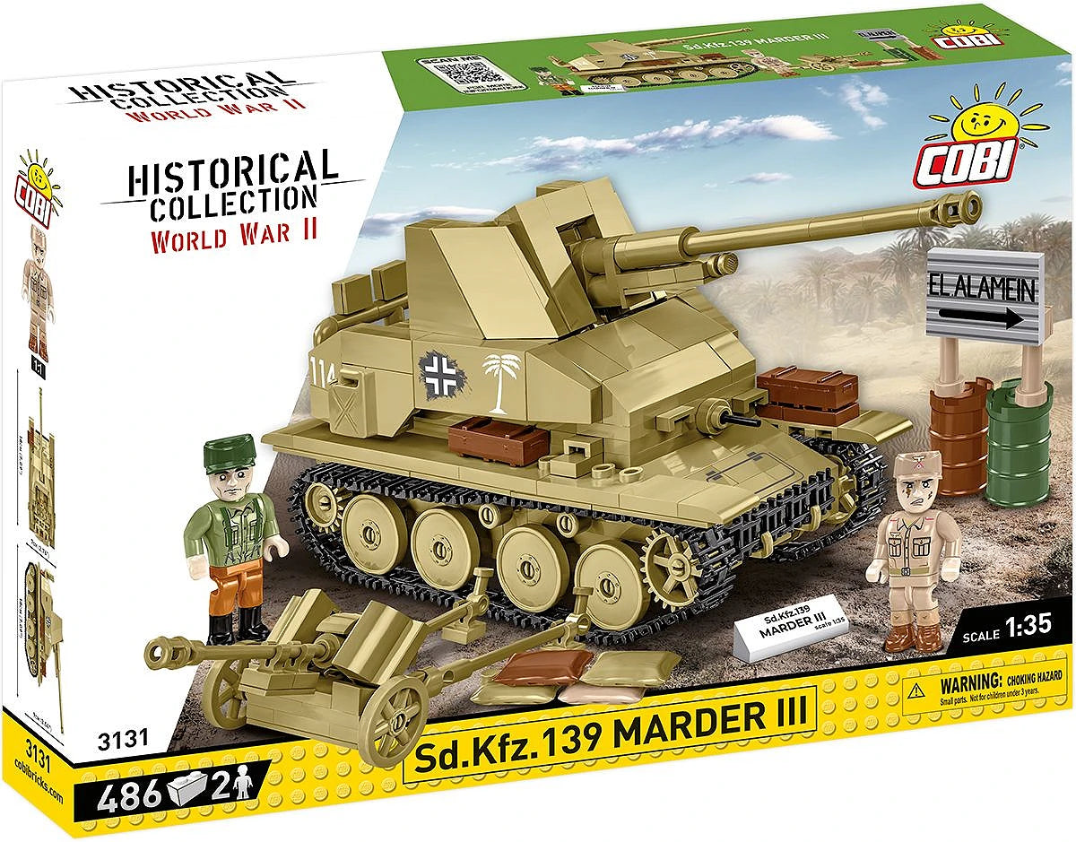 3131 COBI Historical Collection - World War II - Sd.Kfz.139 Marder III