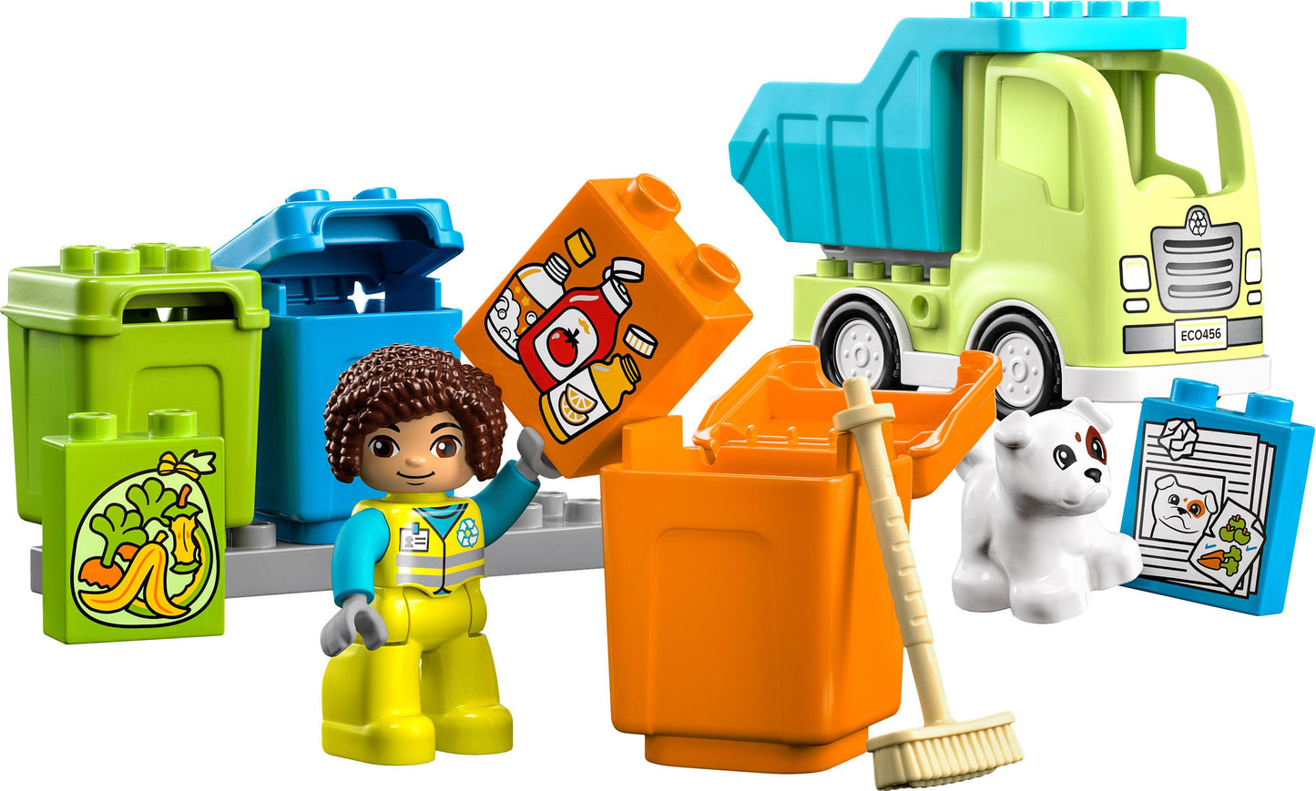 10987 LEGO Duplo - Camion riciclaggio rifiuti