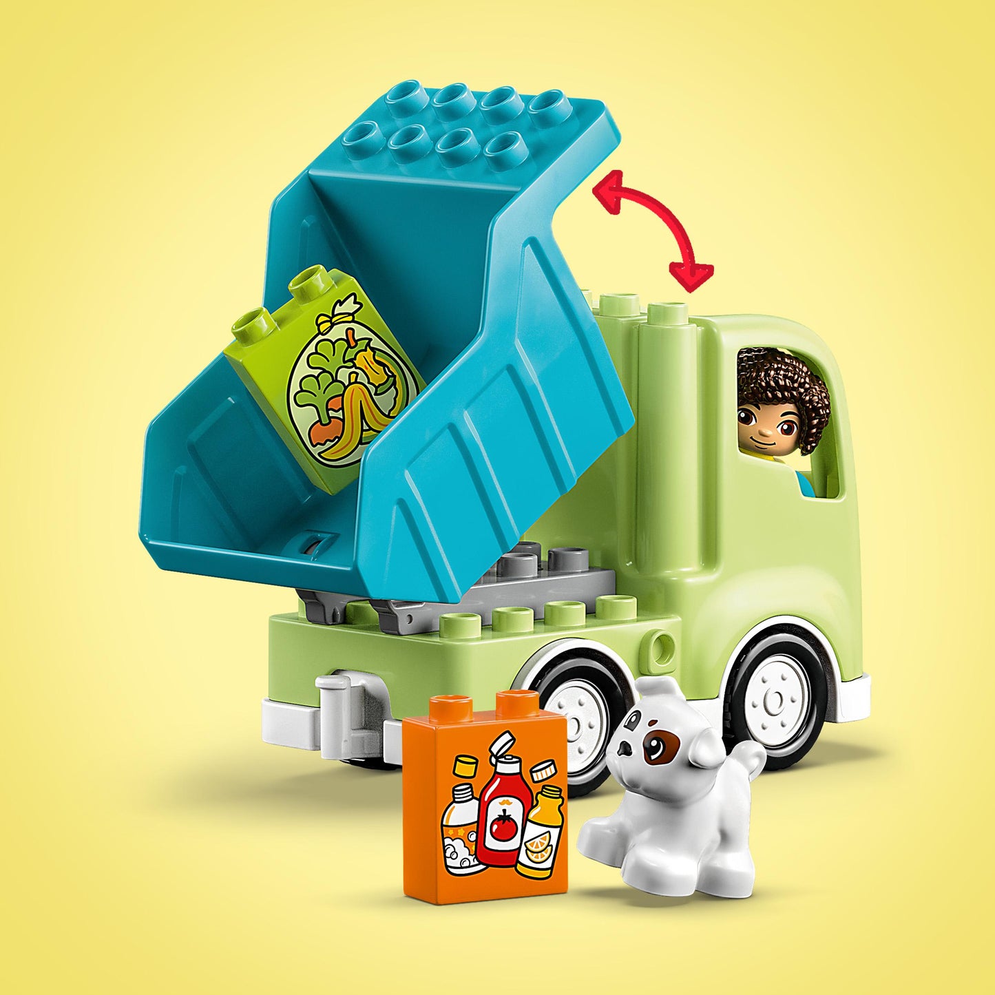 10987 LEGO Duplo - Camion riciclaggio rifiuti