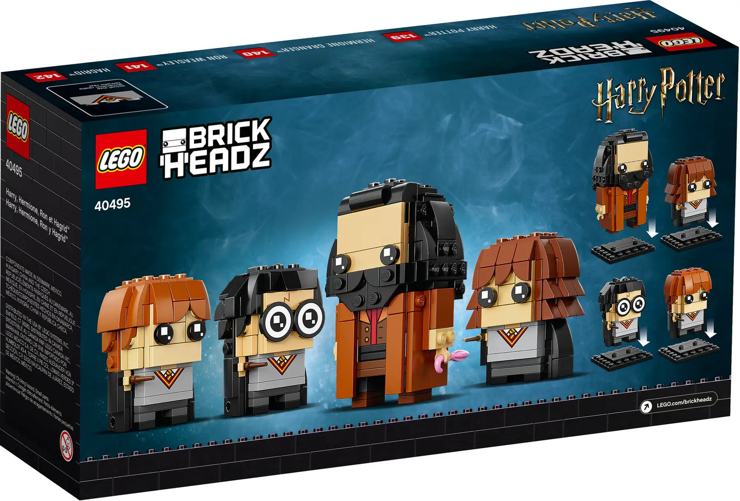 40495 LEGO Brickheadz - Harry, Hermione, Ron e Hagrid™