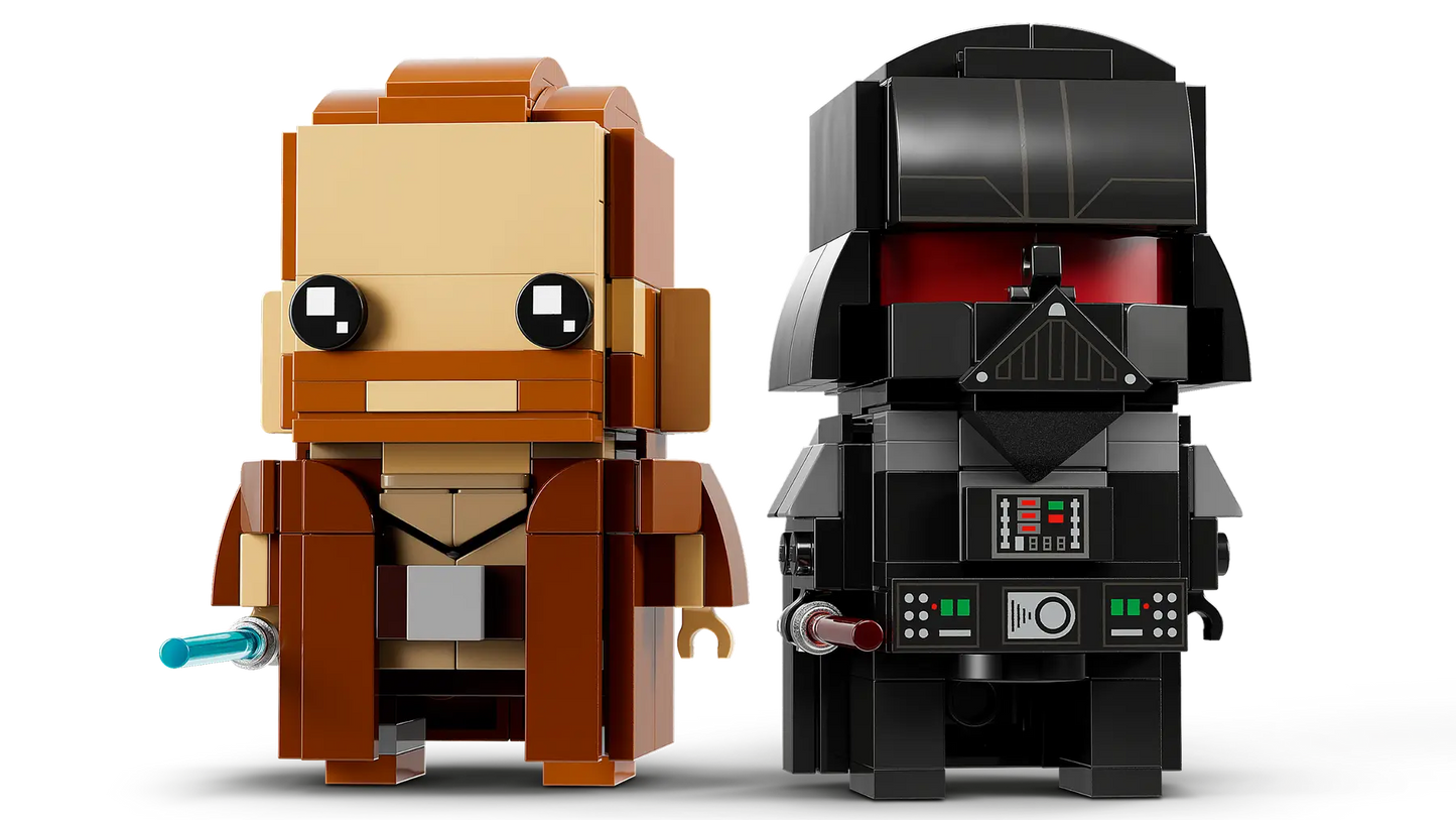 40547 LEGO Brickheadz - Obi-Wan Kenobi™ e Darth Vader™