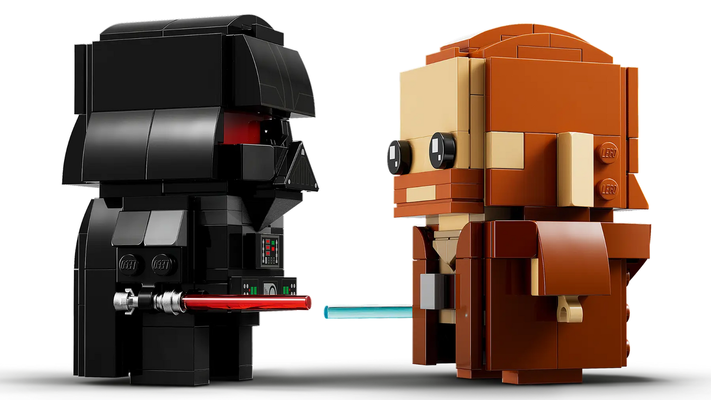 40547 LEGO Brickheadz - Obi-Wan Kenobi™ e Darth Vader™