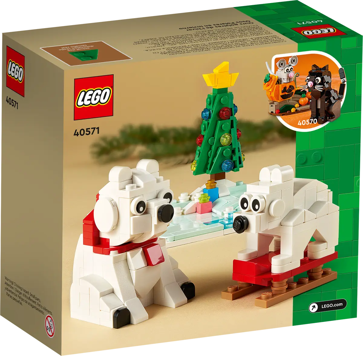40571 LEGO Stagionali - Orsi polari di Natale