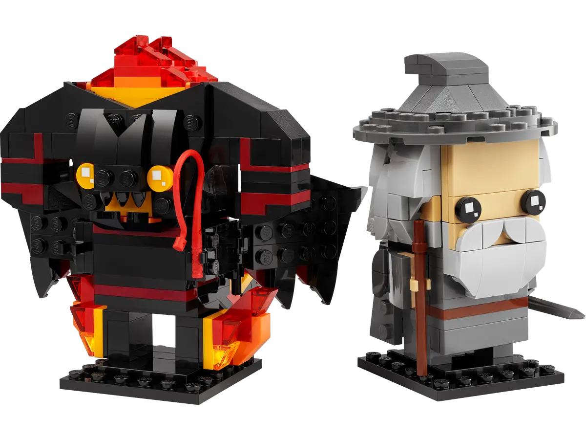 40631 LEGO Brickheadz - Gandalf il Grigio e Balrog™
