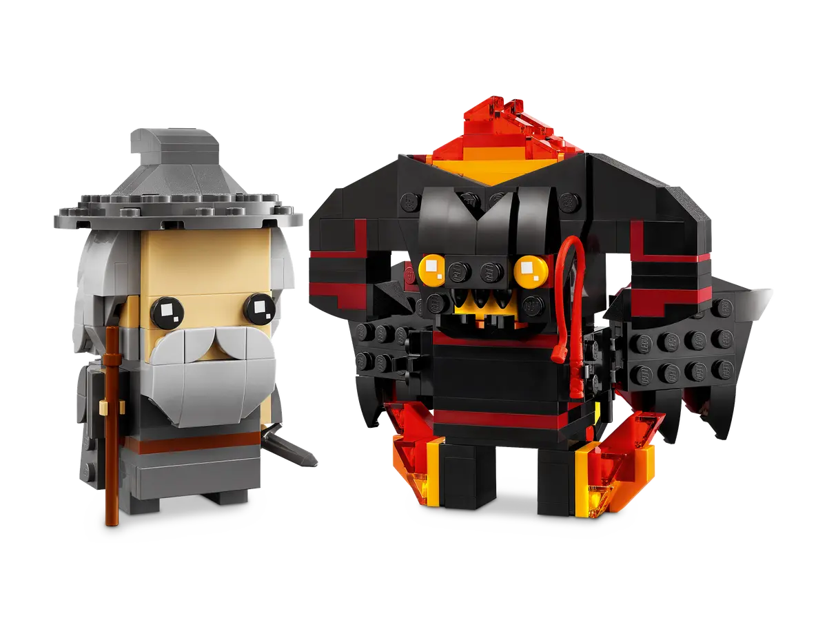 40631 LEGO Brickheadz - Gandalf il Grigio e Balrog™