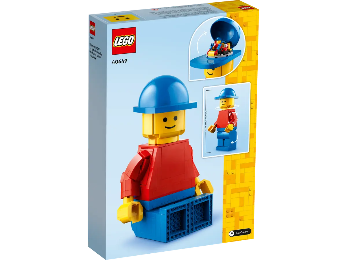 40649 ESCLUSIVA LEGO Stagionali - Minifigure LEGO® a grandezza naturale