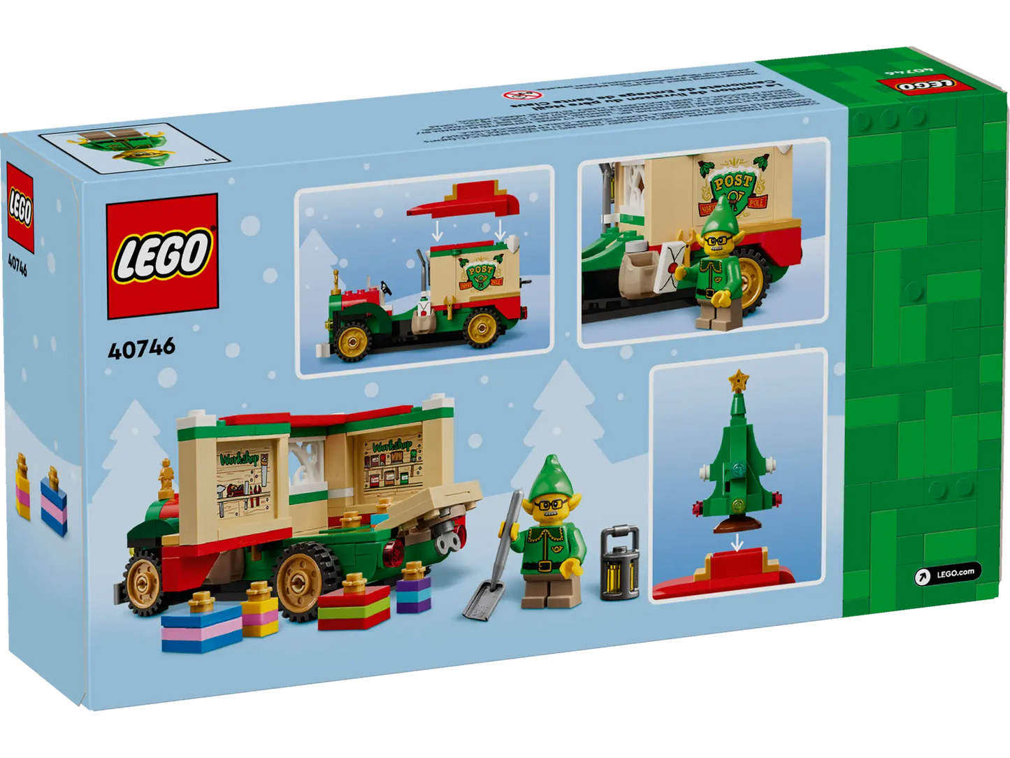 DISPONIBILE DA OTTOBRE 2025 - 40746 LEGO Stagionali - Furgone delle consegne di Babbo Natale