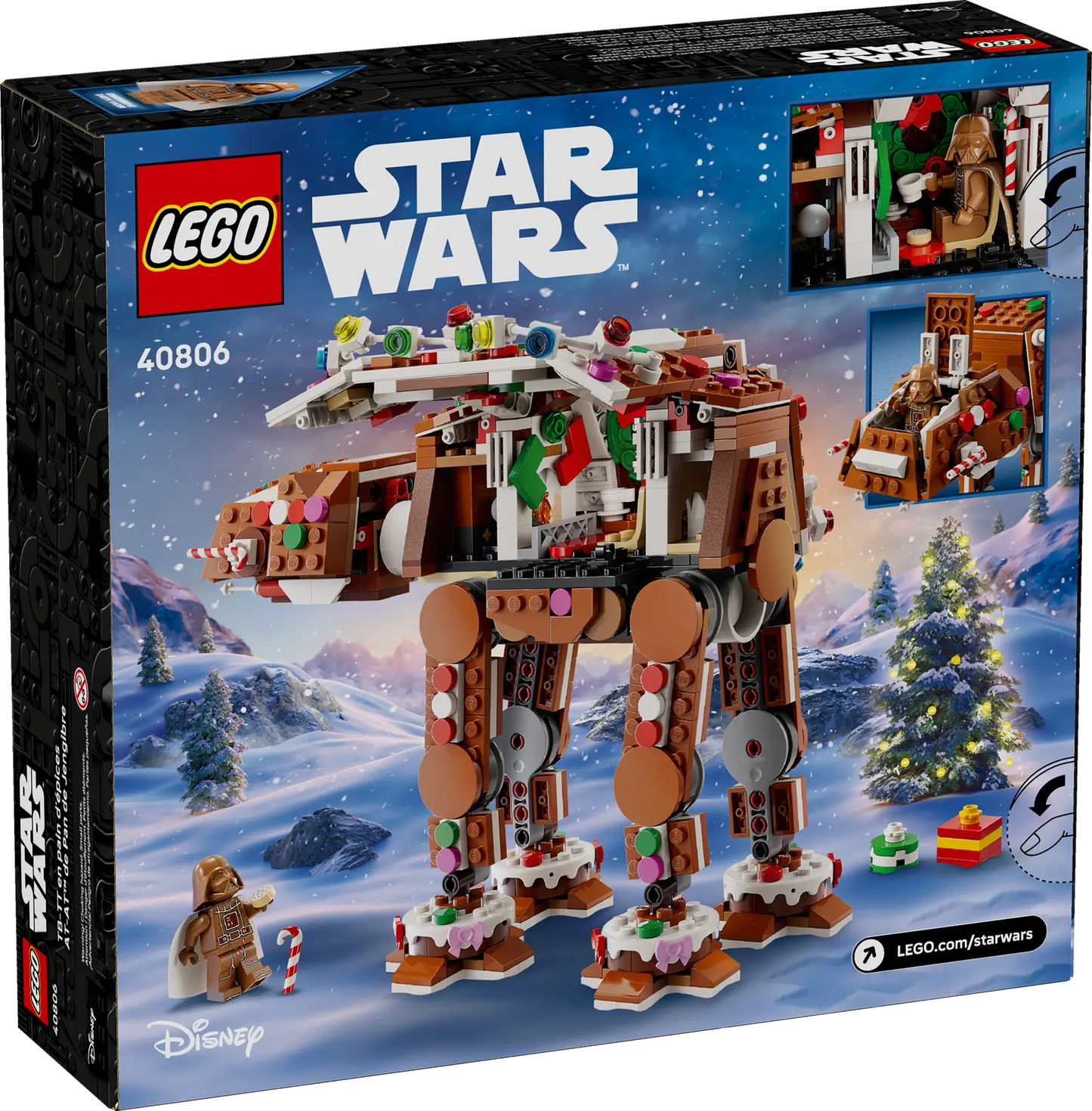 DISPONIBILE DA SETTEMBRE 2026 - 40806 LEGO Stagionali - Walker AT-AT™ Pan di Zenzero